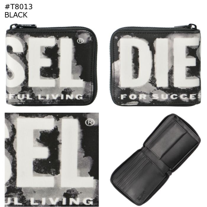 DIESEL 【並行輸入品】 財布 二つ折り スモール RAVE DSLロゴ