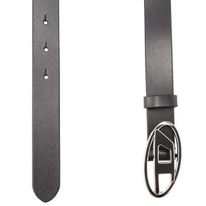 DIESEL レザーベルト B-1DR 25 レザー 2.4cm幅 オーバルD X09716 DIESEL レザーベルト B-1DR 25 レザー 2.4cm幅 オーバルD X09716