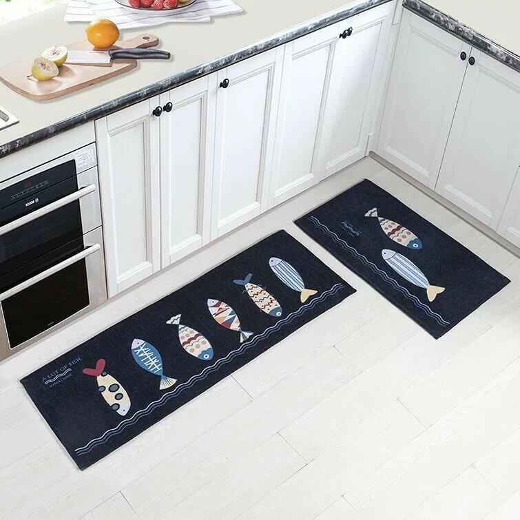 キッチンマット マット フランネルキッチンマット おしゃれ 可愛い かわいい キッチンラグ マット キッチンマット 台所 洗える オールシーズン 80 Ktm1 アサガオショップ 通販 Yahoo ショッピング