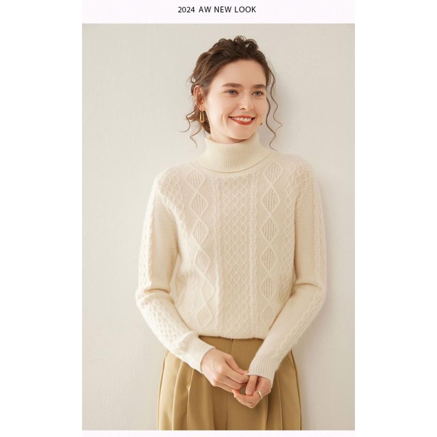 カシミヤセーター 100% ハイネック カシミヤ CASHMERE タートルネック