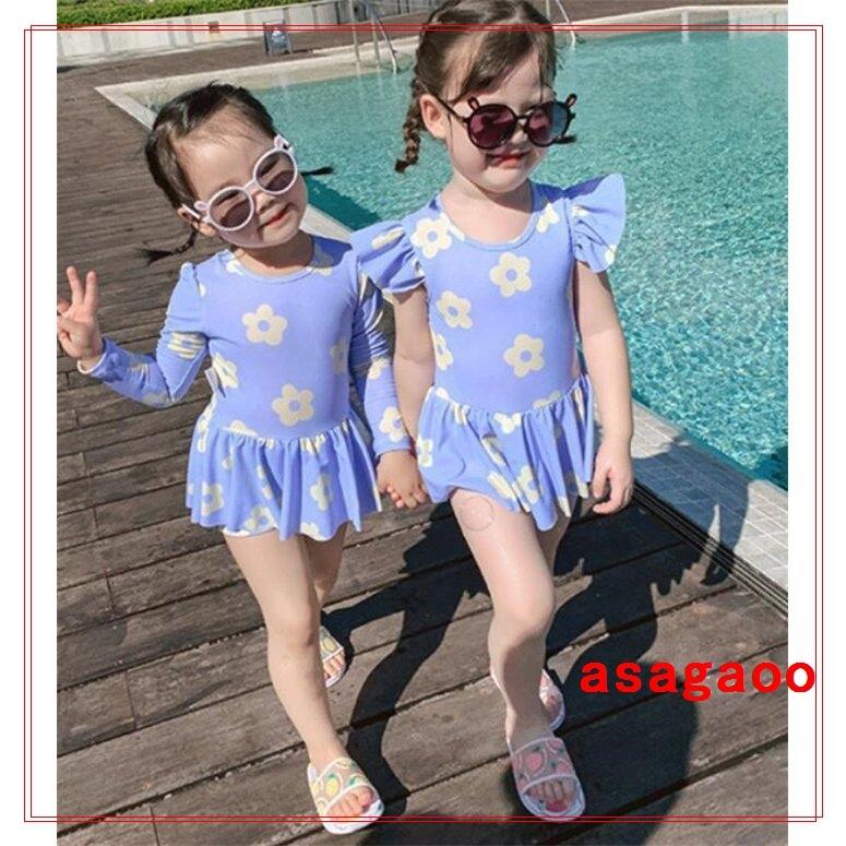 水着 女の子 ビキニ 可愛い 連体式 子ども キッズ スイム 温泉 リゾート スクール フリル ジュニア 送料無料激安祭