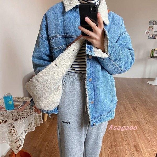 格安即決 デニムボアブルゾンメンズジャケット冬アウター韓国7753 50 Off Www Thaihealthcenter Org