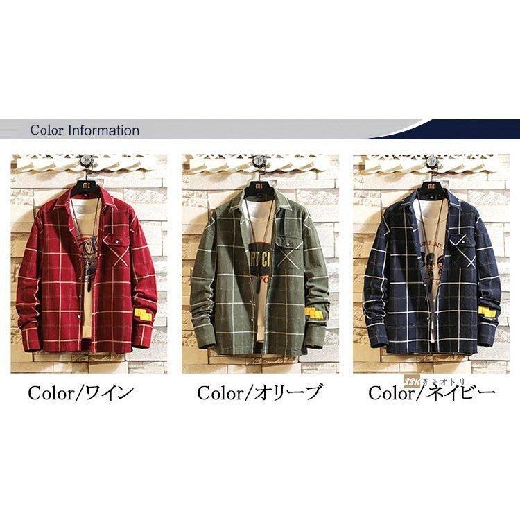 チェックシャツ カジュアルシャツ メンズ シャツ 長袖シャツ メンズシャツ 開襟シャツ トップス 春服 春物 17人気の