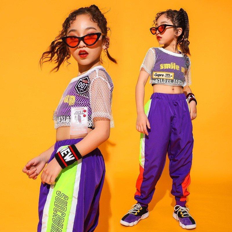 ジャズダンスキッズ ダンス衣装 ヒップホップ 子供ダンスパンツダンストップス HIPHOP 演出服ステージ衣装 練習着 おしゃれ｜asagaoshoutenn｜04