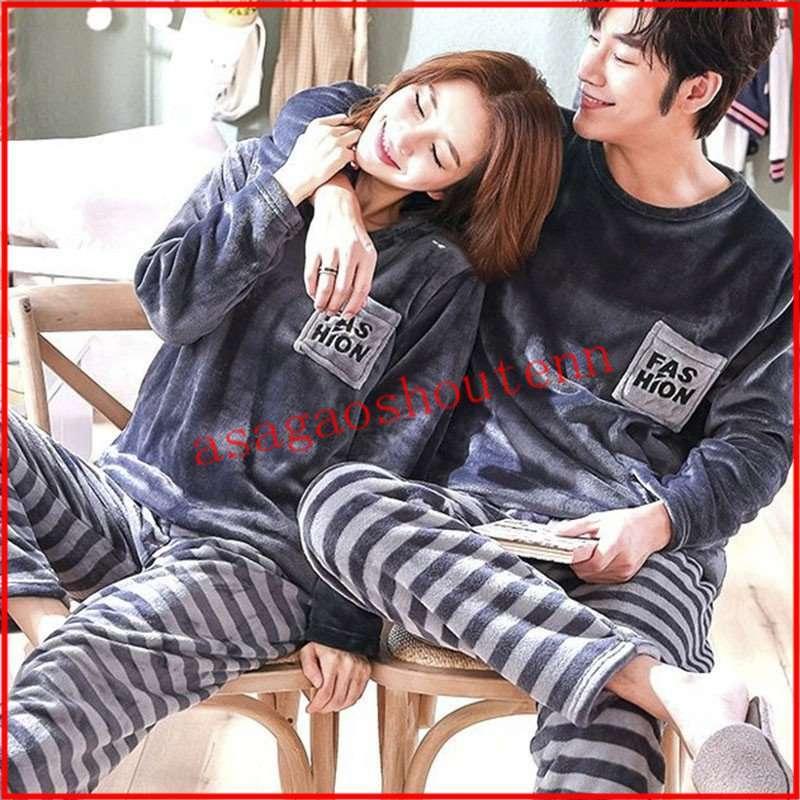ルームウェア 上下セット もこもこ メンズ レディース ペアルック パジャマ フリース マイクロファイバー 厚手 ボーダー おしゃれ 冬 部屋着 長袖 1mm6pmuw7d Www Cedar Org