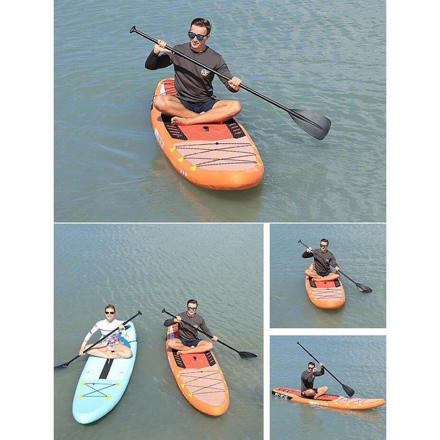 【最安値挑戦中】 SUPサーフボード ソフトボード アルミパドル スタンドアップ インフレータブル持ち運び便利サーフボード 【CEG7684220989】(26852円)