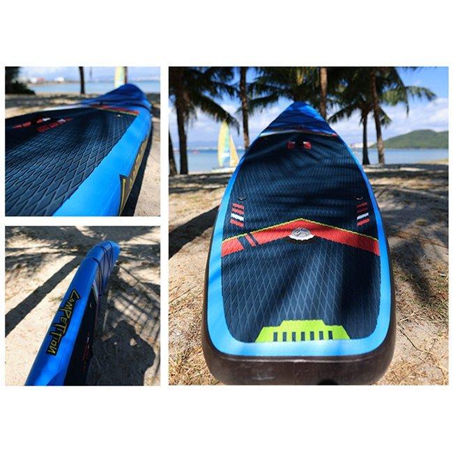 ⭐️完成品⭐️ SUPサーフボード ソフトボード アルミパドル スタンドアップ インフレータブル持ち運び便利サーフボード 【AAA7684215646】(26852円)