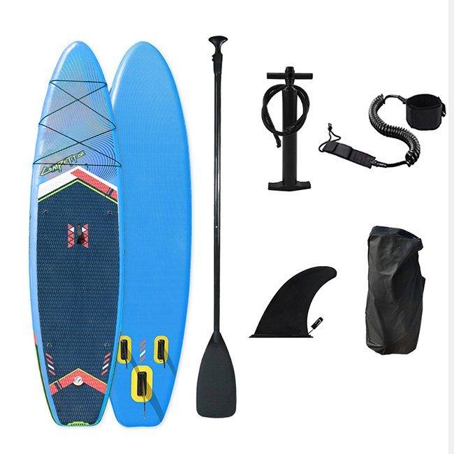 ⭐️完成品⭐️ SUPサーフボード ソフトボード アルミパドル スタンドアップ インフレータブル持ち運び便利サーフボード 【AAA7684215646】(26852円)