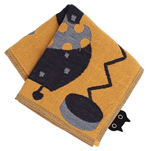 アツコマタノ 【Atsuko Matano】 三重ガーゼハンカチ (イエロー) [綿100％] ＜MEMEソファー＞ 婦人 ガーゼ 25cm 0001