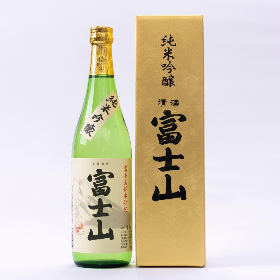牧野酒造 純米吟醸 富士山 清酒 金箱入り 720ml｜贈答用に最適 : 道の