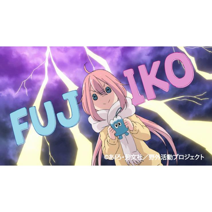 ゆるキャン△公式グッズ 朝霧高原限定クリアファイル なでしこ富士山