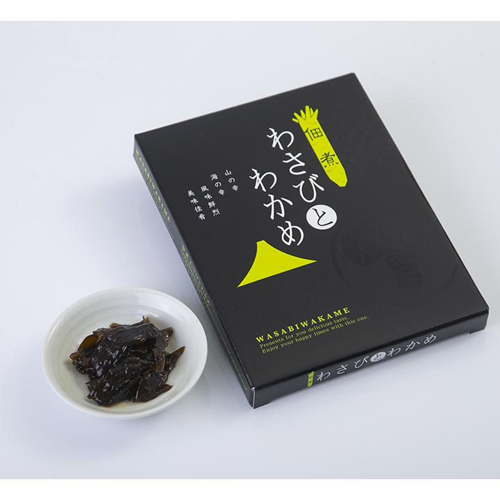 山本食品 甘辛佃煮 わさびとワカメ お茶漬けにも : 道の駅朝霧高原