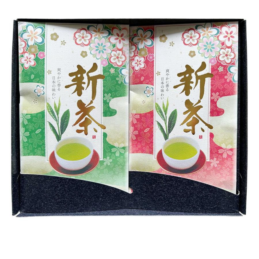 新茶】八女茶 80g×2本入 化粧箱入 星野茶 父の日 お中元 ギフト : 朝