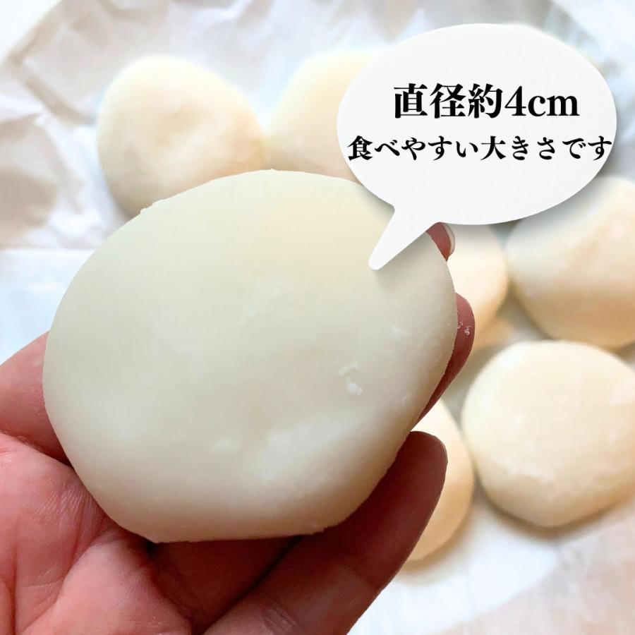 餅 400g 丸餅 杵付き 防腐剤不使用 無添加 福岡県産 メール便 : 朝