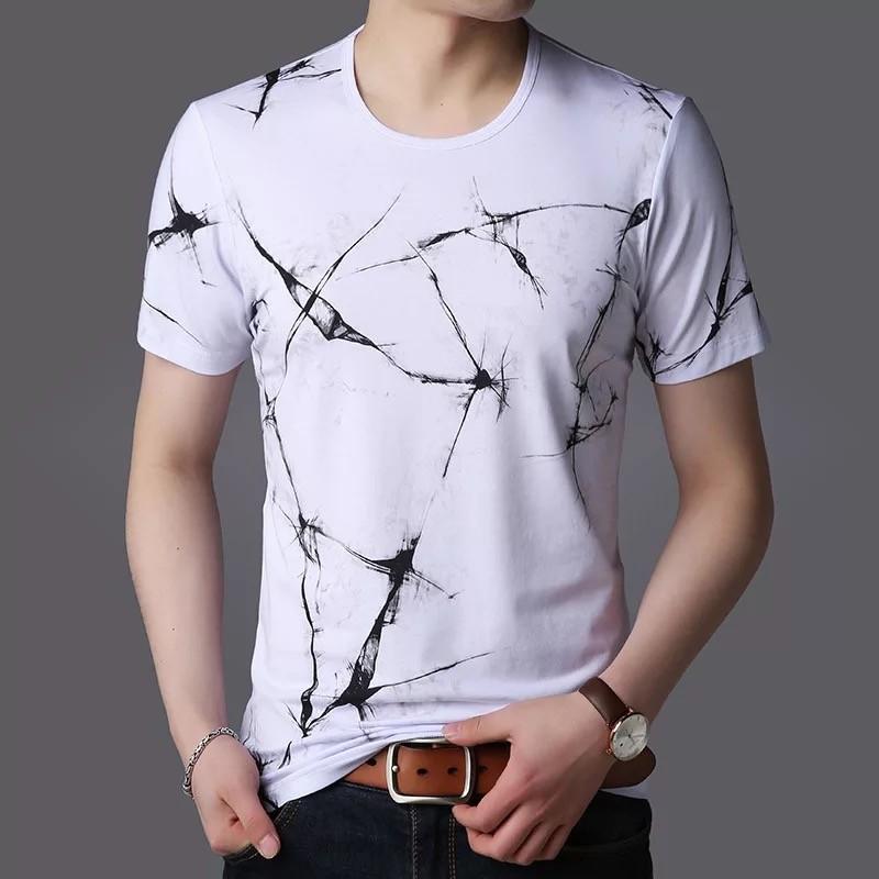 カッコいい 夏 メンズ Tシャツ 丸首 半袖 おしゃれ 通気性 吸水性に  