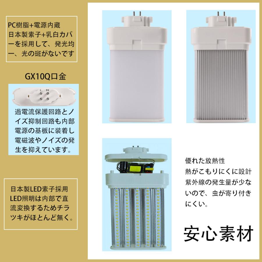 GX10Q口金】FML55EX形 ledコンパクト蛍光灯 28W グロー式工事不要 led