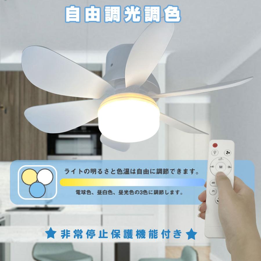 シーリングファンライト E26口金 LED扇風機 LEDファン 照明器具
