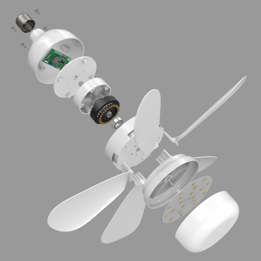 シーリングファンライト E26口金 LED扇風機 LEDファン 照明器具