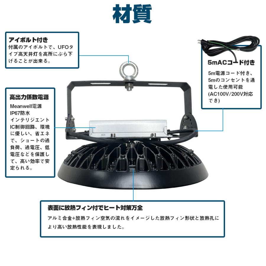 ufo型 led投光器 LED高天井照明 ダウンライト ledライト led高 ufo型 led投光器 LED高天井照明 ダウンライト ledライト led高