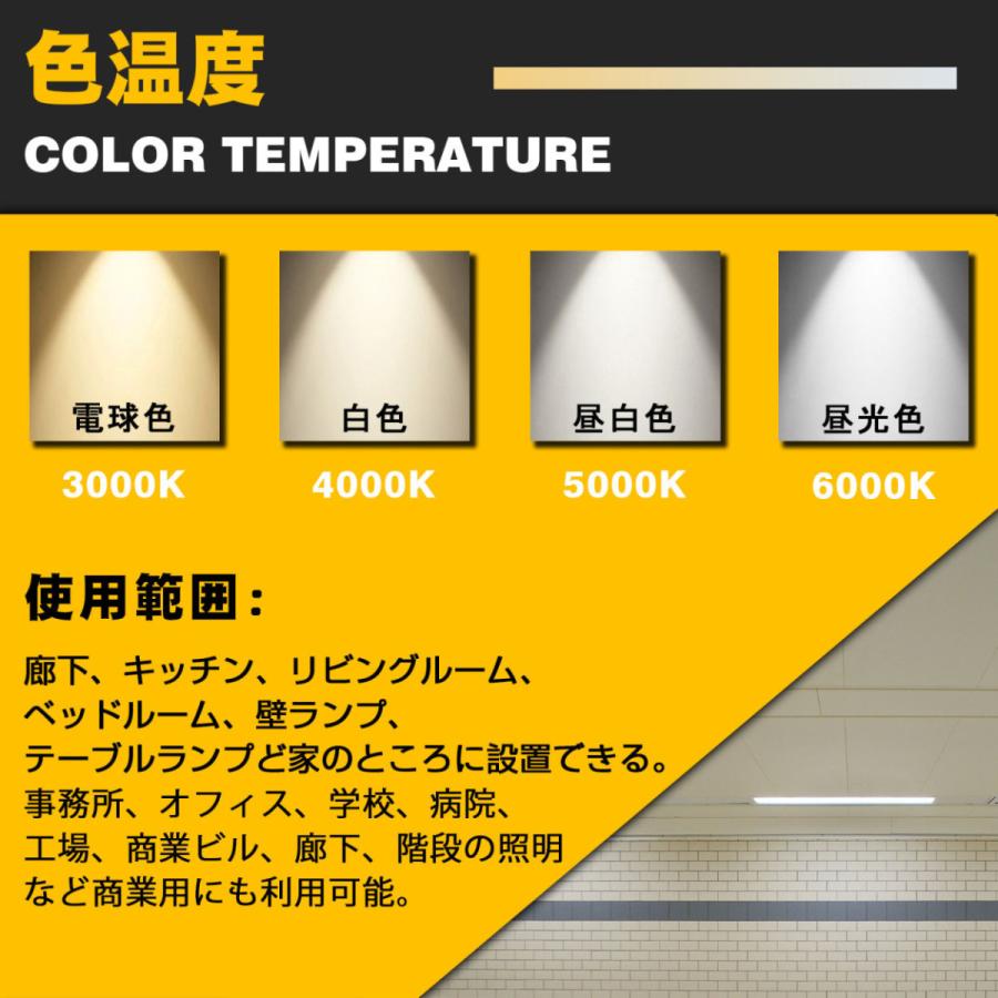 4本入り) 20W LED直管蛍光灯 40W形 1198mm T10 2800lm G13 工事不要