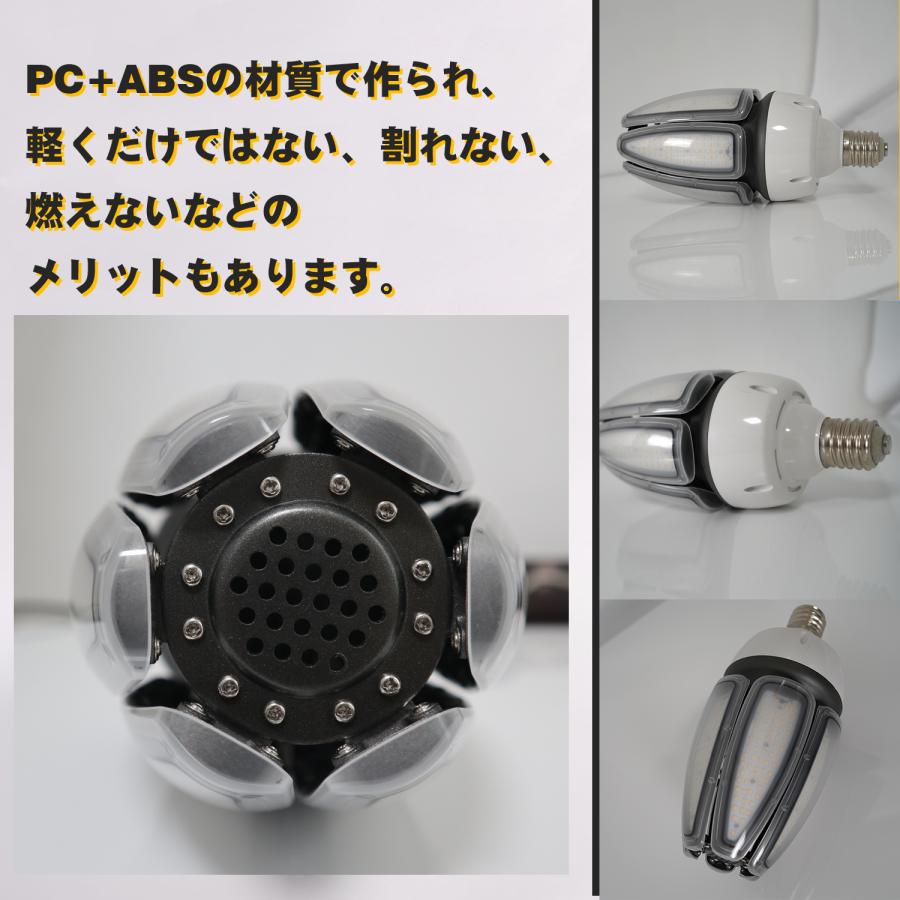 LEDコーンライト 80w 800W水銀灯相当 12800lm高輝度 e39口金 IP65防水
