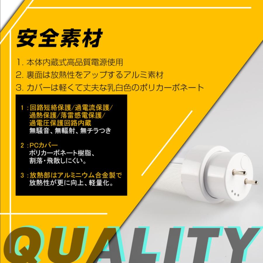 20W 調光調色 LED直管形蛍光灯 角度調整可 G13 40w形 3200lm 1198mm