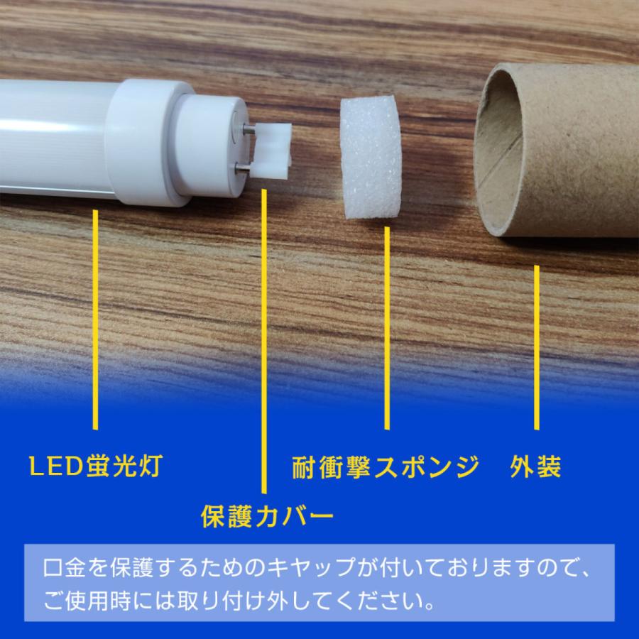 8本-壁スイッチで調光調色] G13口金 LED直管形蛍光灯 40w形 3200lm