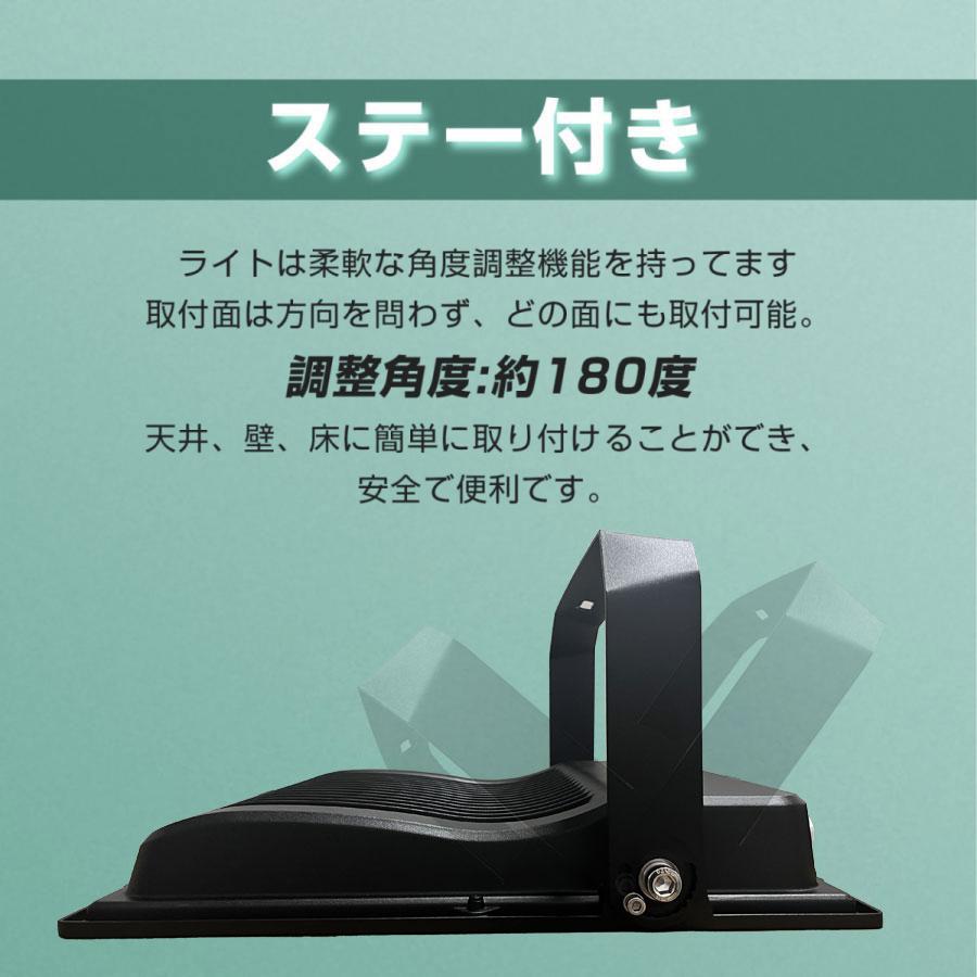 防雨型 薄型 LED投光器 200w 高輝度 32000lm IP65 防水 防塵 屋内屋外