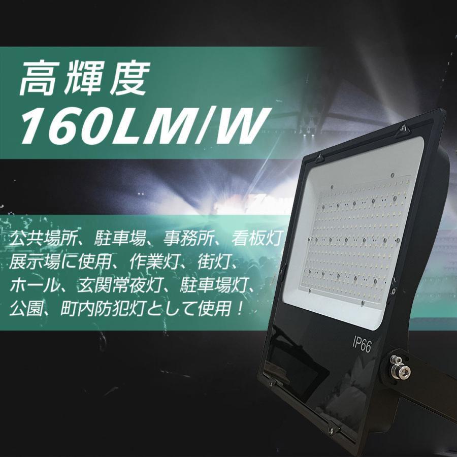 防雨型 薄型 LED投光器 200w 高輝度 32000lm IP65 防水 防塵 屋内屋外