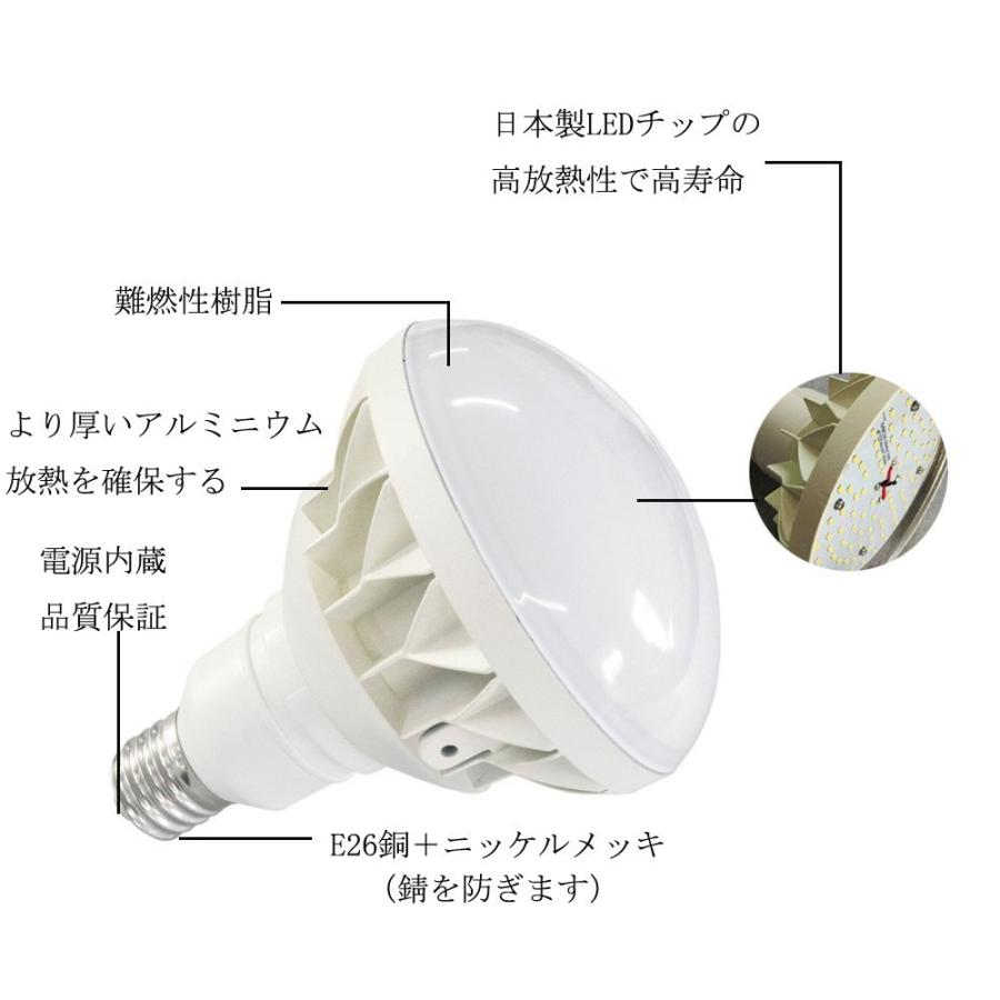 LEDビーム電球 ビームランプ PAR38型 消費電力25W E26口金 4000lm 屋外