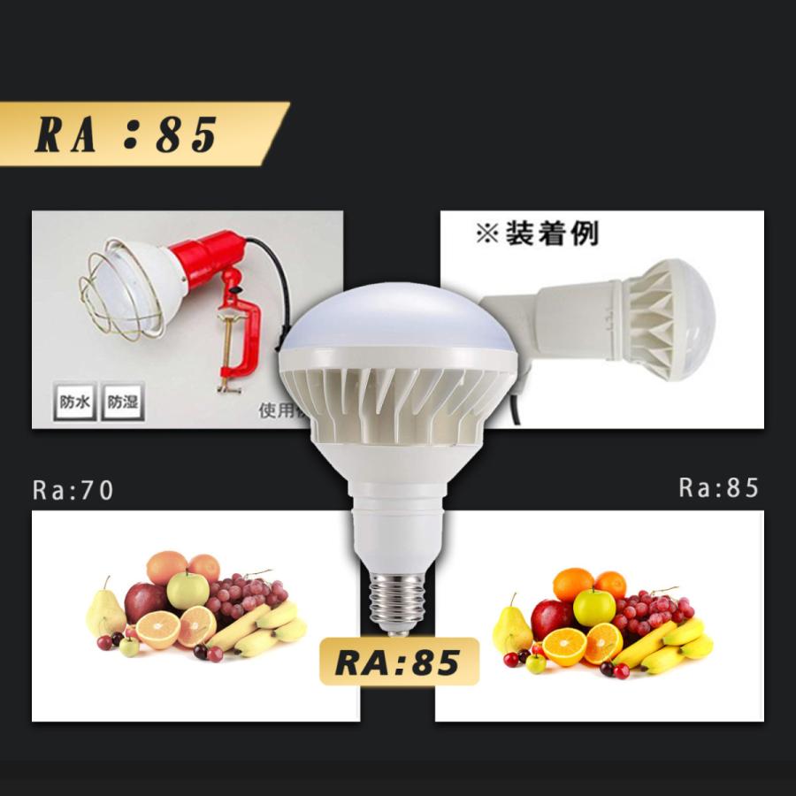 【超高輝度】PAR56 LEDビーム電球 80W e39口金 12800lm LEDランプ パナスーパー水銀灯 800W形代替用LED IP66防水 投光形 50000H長寿命 2年保証 昼白色