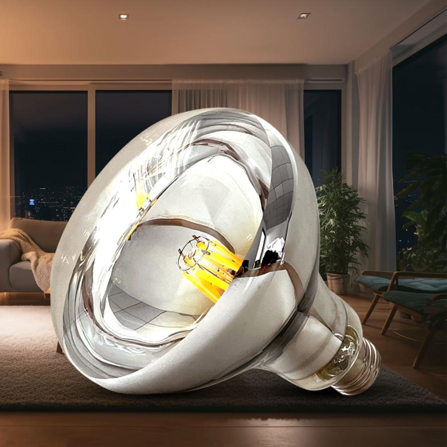 LED電球 ボール型 E26 12W ボール電球 レトロ エジソン球 広配光 LED