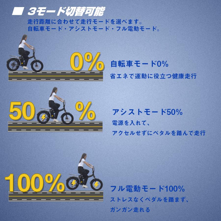 一般原動機付自転車 20inch パワフル500W フルサスペンション ファット