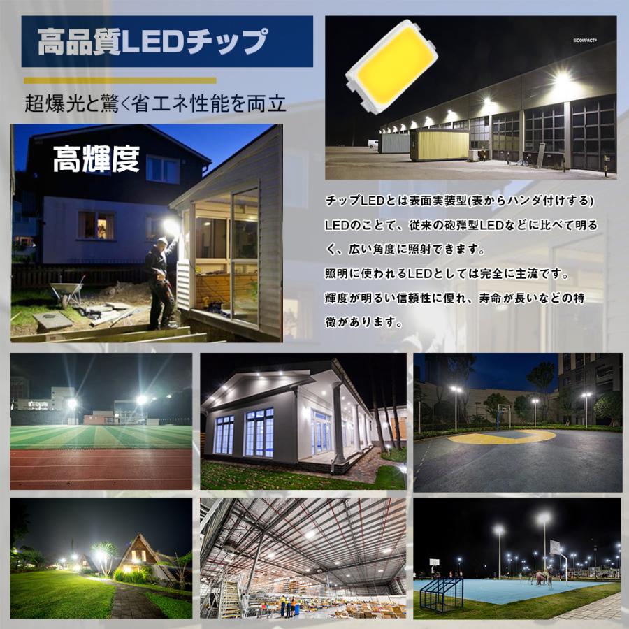 高天井用LED照明 100W 16000lm 1000W水銀灯相当 LED高天井照明 LED高天井照明器具 LED投光器 LED 水銀灯 工場用LED照明器具 200V 100V 駐車場 倉庫 工場｜asahi-led｜10