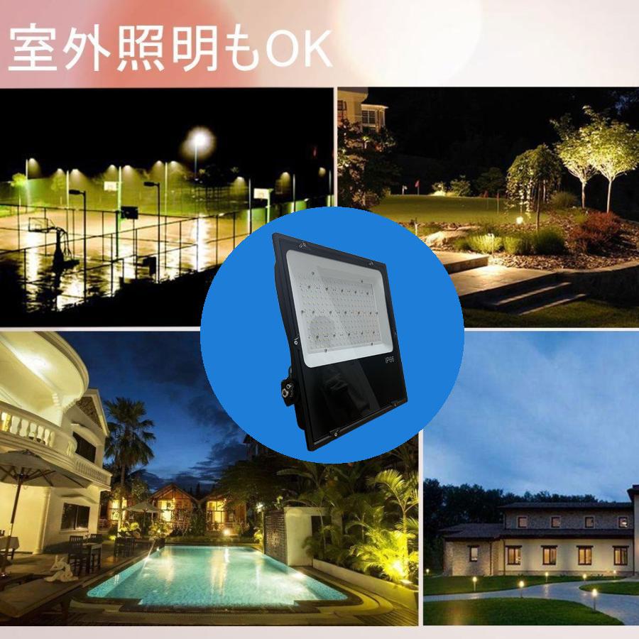 昼光色]100w 薄型 LED投光器 高輝度 16000lm 1000w相当 led作業灯 ip65