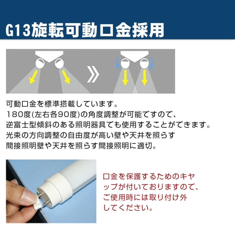 20本入り】工事不要 led直管蛍光灯 G13口金 40形 20W T10 蛍光ランプ