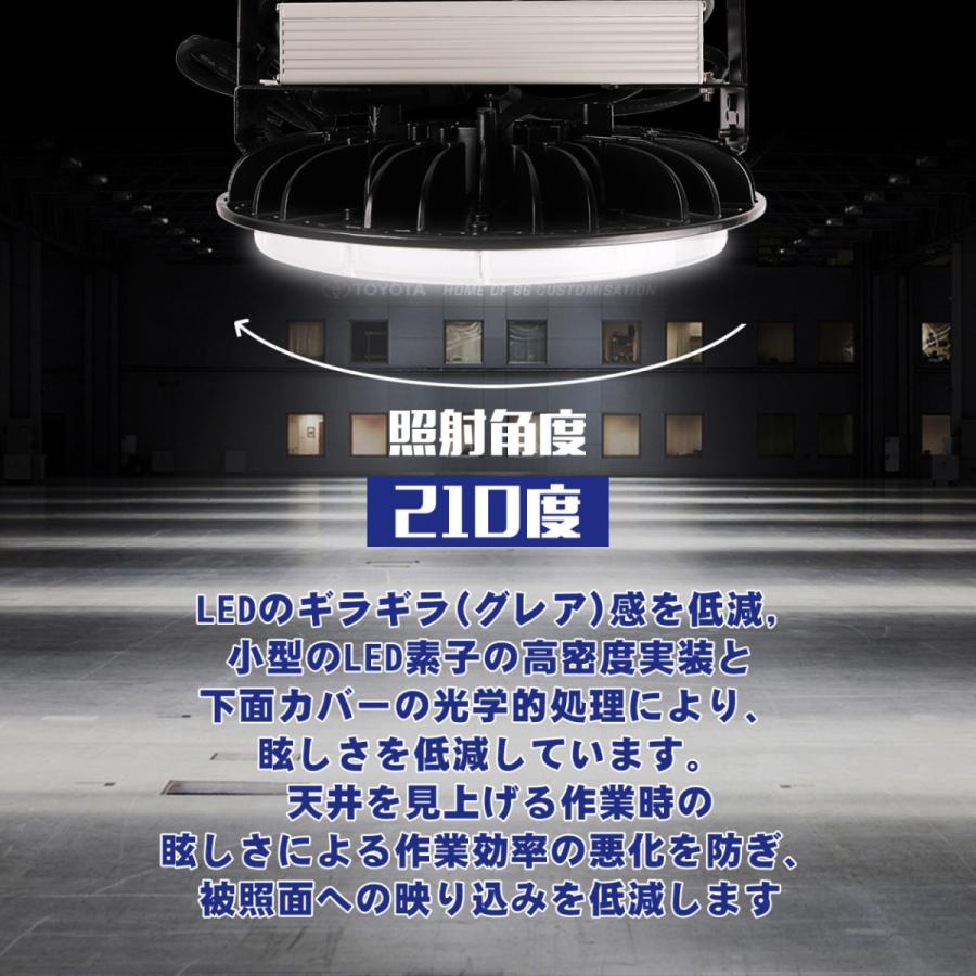 高天井用LED照明 200W  LED高天井灯  LED投光器 LED作業灯 LED工場灯 看板照明 倉庫照明 施設照明 工場照明 50000H 色可選択｜asahi-led｜07