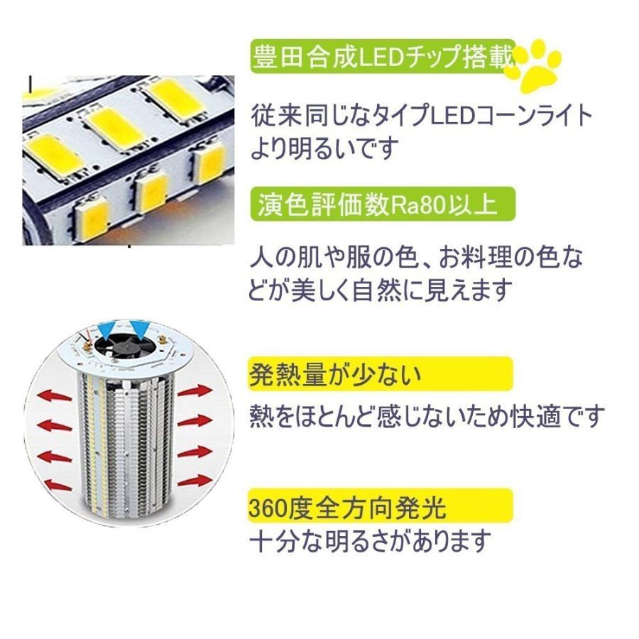 【超軽量】ledコーンライト 150wコーン型led e39 24000lm 電源内蔵 トウモロコシ型街路灯 コーンライト 約80％省エネ 長久保証 昼光色｜asahi-led｜05