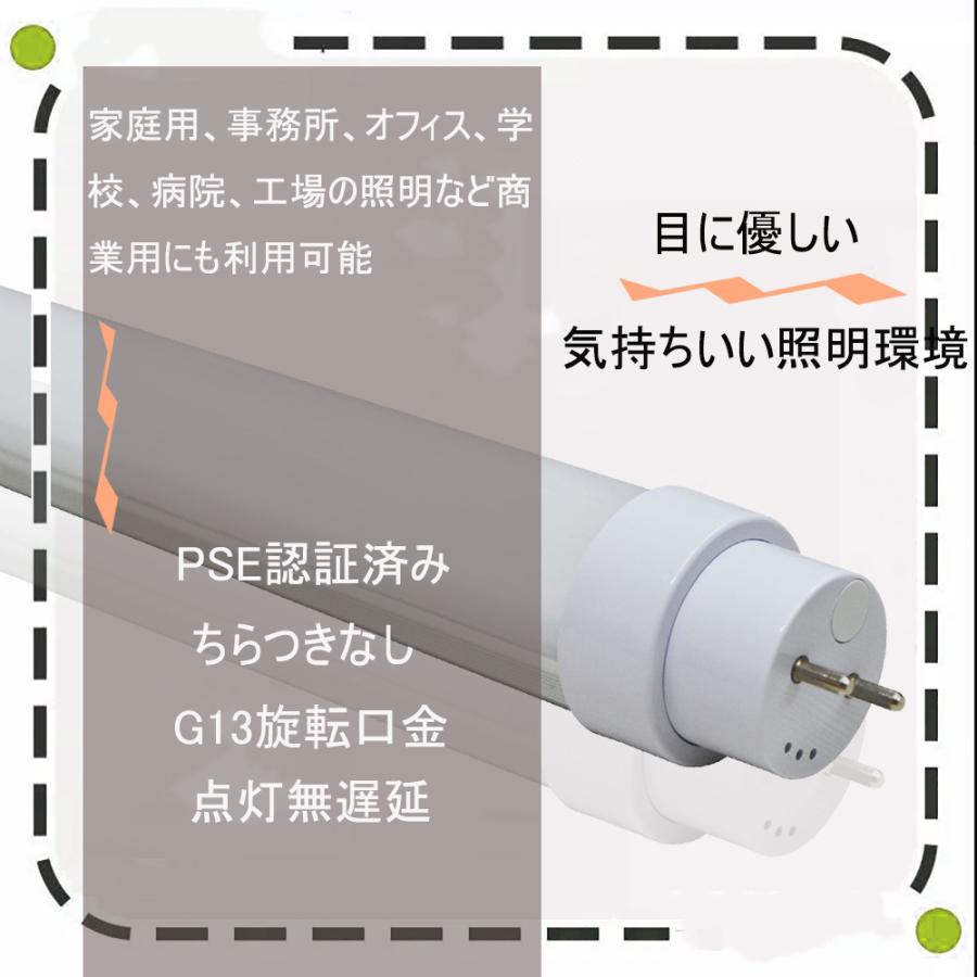 4本入り】LED直管形蛍光灯 40w形 直管 20w 120cm 口金G13 回転式 4本入り】LED直管形蛍光灯 40w形 直管 20w 120cm 口金G13 回転式