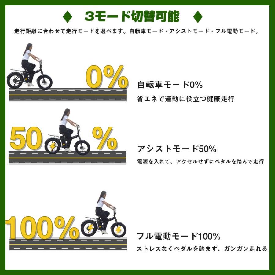 一般原動機付自転車 20インチ 電動バイク モペット電動自転車 フル電動 