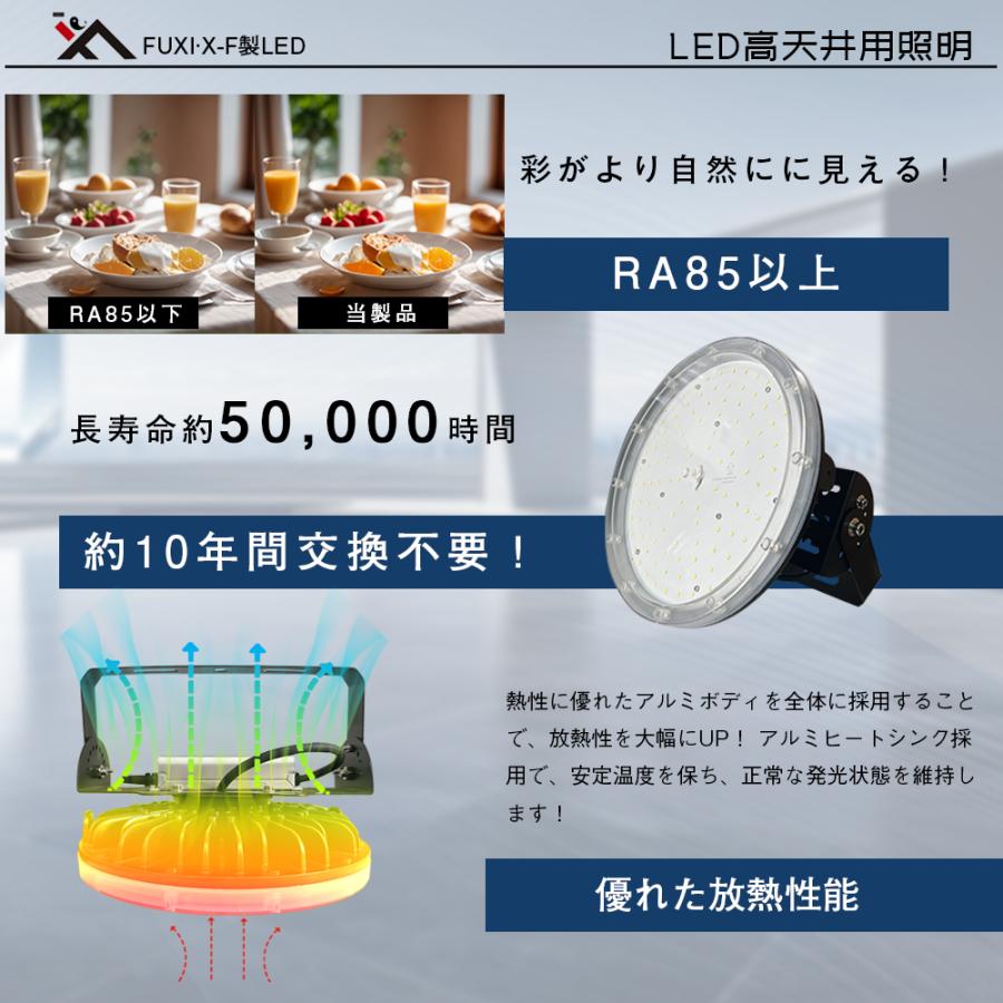 高天井照明 LEDハイベイライト LED高天井灯 100W/150W/200W UFO型 LED