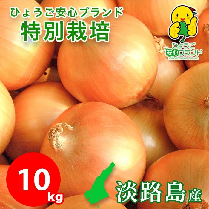 玉ねぎ 野菜 淡路島産 たまねぎ サイズ混合 10kg 特別栽培 有機肥料