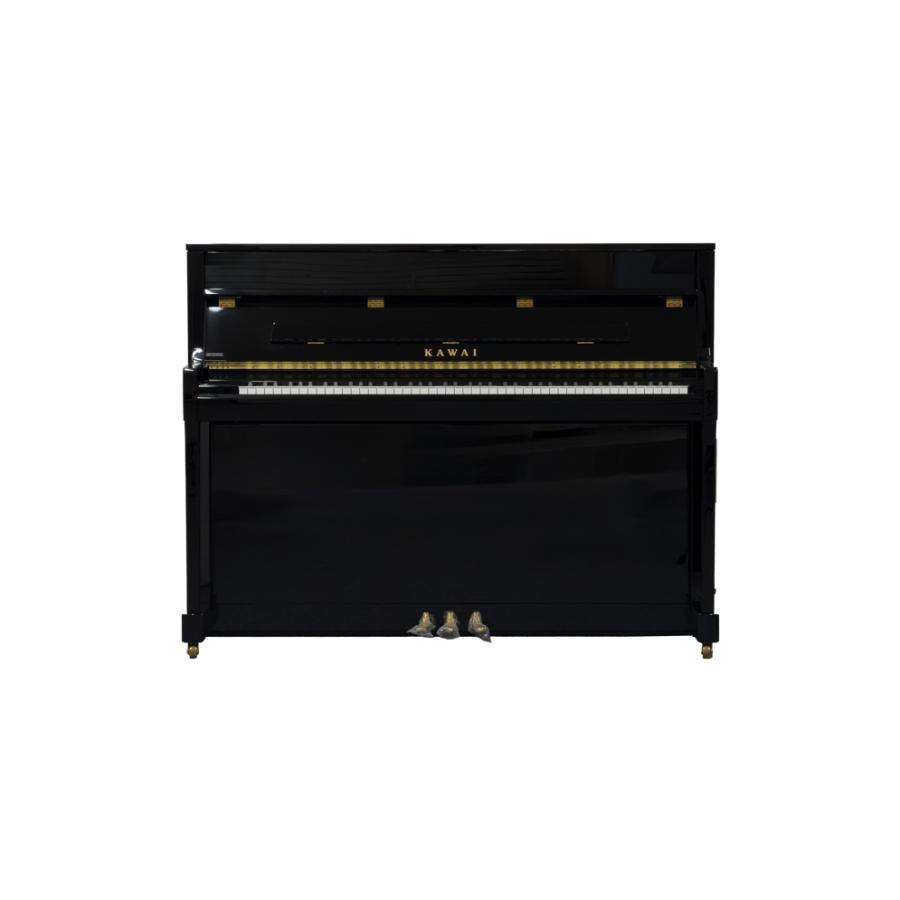 中古アップライトピアノ｜KAWAI K-200｜2021年製・黒鏡面艶出し