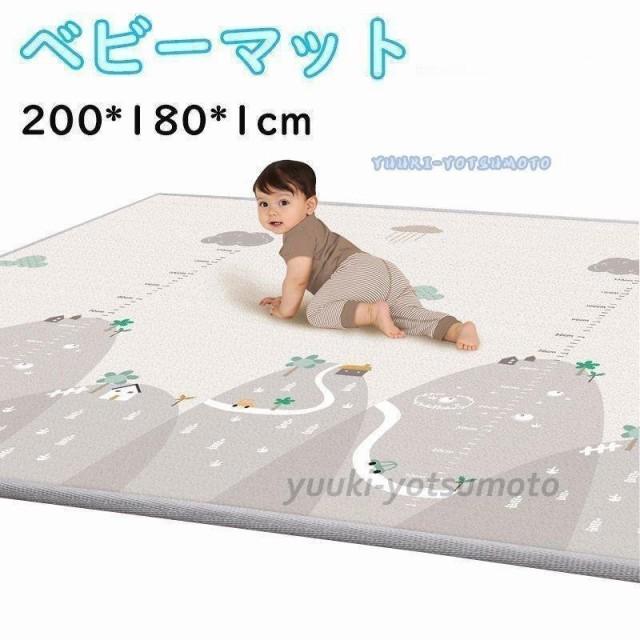ベビープレイマット おしゃれ 防水 プレイマット 赤ちゃん 折り畳み式 ベビーマット クッション性 衝撃緩和 Xpe素材 滑り止め 両面使用 Jteo16pcq9 トップス Phoenix Ge