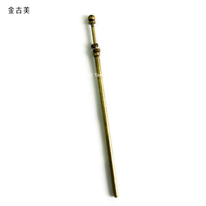 かんざし パーツ かんざし 金具 とんぼ玉用 ネジ式 一本挿し 約15cm  1本 資材 素材   アクセサリー パーツ 材料 ハンドメイド 卸 問屋 手芸｜asahi-ts｜07