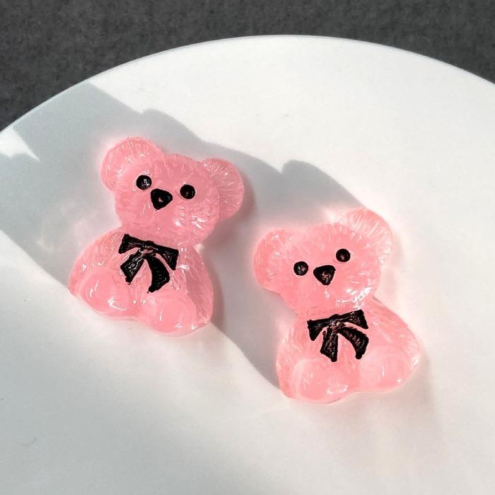 10個 デコパーツ くま クリアピンク テディベア クマ 資材 素材 アクセサリー パーツ 材料 ハンドメイド 卸 問屋 手芸 Ap0387 10 Craft Tamago クラフトタマゴ 通販 Yahoo ショッピング
