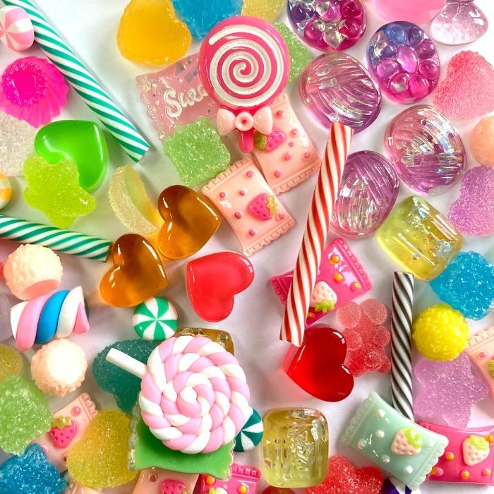 約50g デコパーツ ゼリー系 お菓子パーツアソート 福袋 35個前後 資材 素材 アクセサリー パーツ 材料 ハンドメイド 卸 問屋 手芸 Ap0406 50g 1 Craft Tamago クラフトタマゴ 通販 Yahoo ショッピング