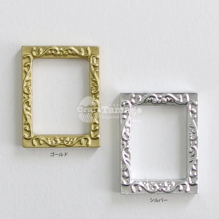 ミニチュア家具 額縁 小 28*21mm 2個 アクセサリーパーツ材料卸