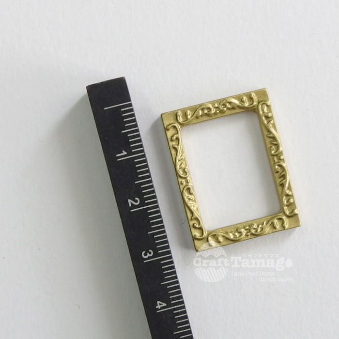 ミニチュア家具 額縁 小 28*21mm 2個 アクセサリーパーツ材料卸