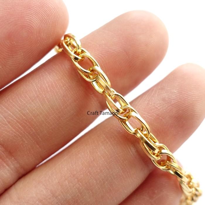 バッグチャームチェーン H 資材 1本 アクセサリーパーツ 手作り 材料